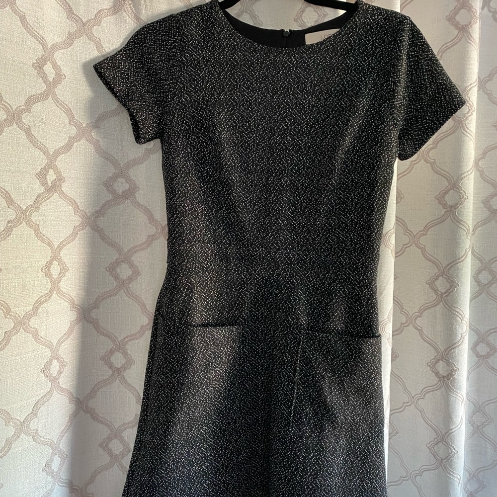 Petite Loft Short Sleeve Dress